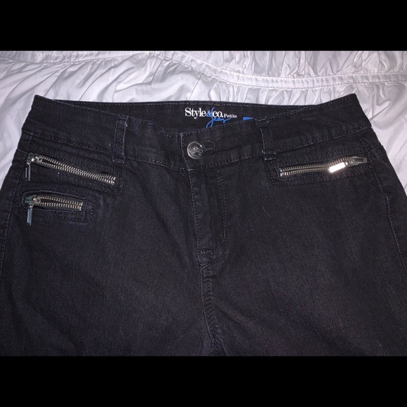 LAST ONE! Black petite jeans-NWOT! - Picture 2 of 3